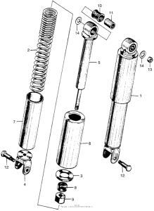 PC50 Задние амортизаторы