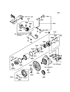 EX250 スタータモータ
