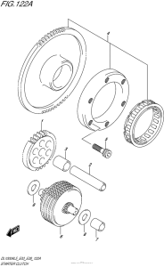 DL1000 (ABS) Муфта стартера