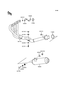 ZR1100 Глушитель