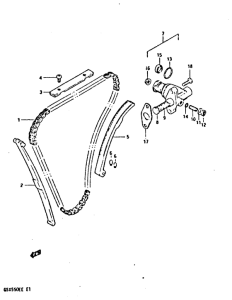 GSX550 Держатель направляющей