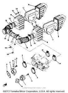 XS400SH Впускная система