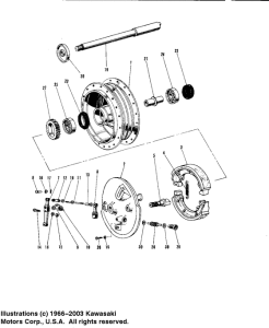 A1 Front hub / brake