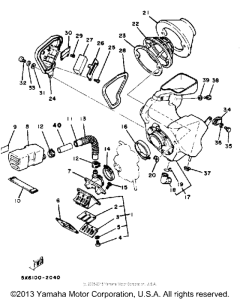 YZ490J Впускная система