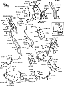 ZG1000 Cowling lowers(1 / 3)(zg1000-a7)