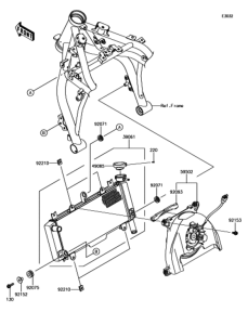 ER650 ラジエータ