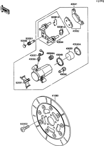 VN1500 Передние тормоза