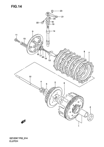 GZ125 Бендикс