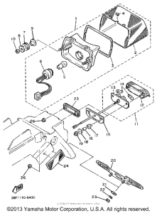 FZR400U Фонарь