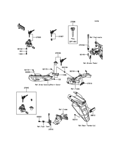 EX650 Замок зажигания