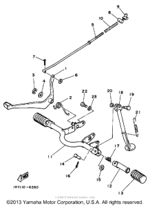 BW80U Подножки