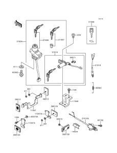 ZR550 Выключатель зажигания