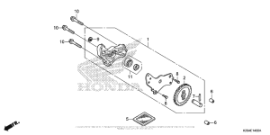 MSX125 Масляный насос