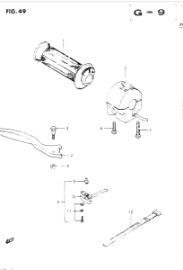 GSX400 Right handle switch