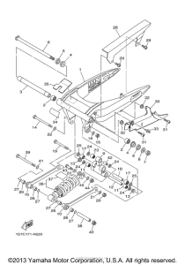 XV1900AS Задний рычаг подвески