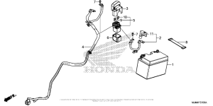 VFR800F Аккумулятор