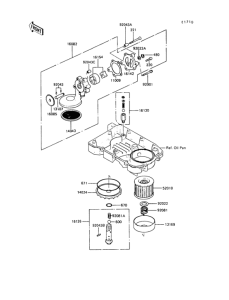 ZX500 Масляный насос