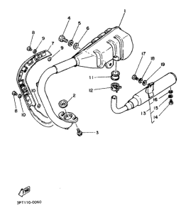 PW50 Выхлопная система