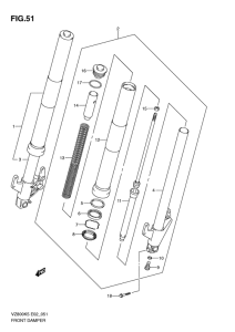 VZ800 Передняя вилка