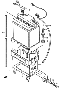 DR750 Аккумулятор