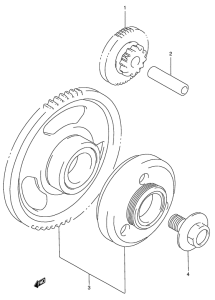GSX750 Муфта стартера