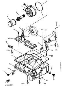 FZR750RW Масляный фильтр