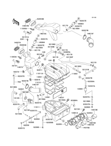ZX500 Air cleaner(1 / 2)