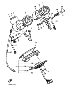 FZX750 Приборы