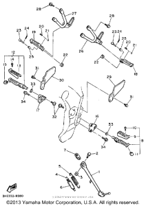 FZR600RD Подножки