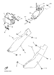 FZR1000 Боковые обтекатели 2