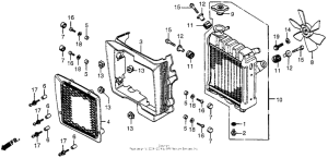 CX500 Radiator + cooling fan i