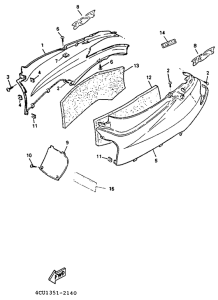 YE50 Боковые обтекатели
