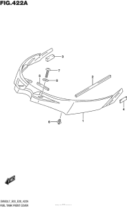SV650 Fuel Tank Front Cover