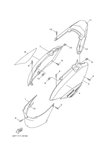 YW50FX Боковые обтекатели
