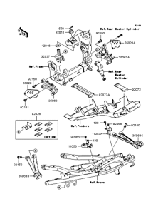 ZX1000 Рама ,крепежные детали