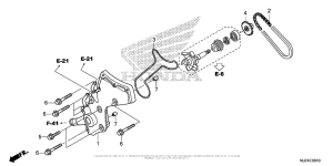ST1300P (ABS) Крышка водяной помпы