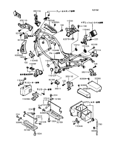 ZX400 Короб для АКБ