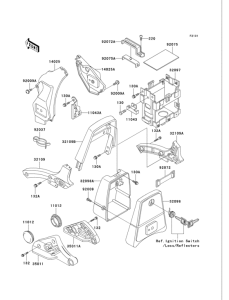 VN750 Рама ,крепежные детали