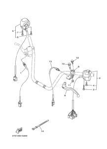 YB125SPD Handle switch & lever