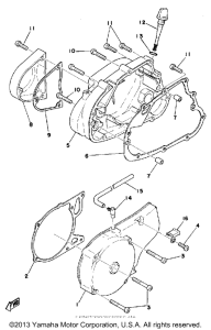 TY175B Боковые крышки