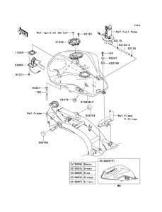 ZR750 Tank fuel
