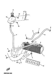CS50Z Радиатор и шланг