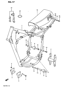 PE175 Frame -seat