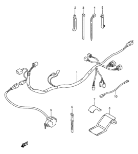 DR-Z400 Жгут проводов