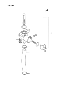 RM125 Топливный кран