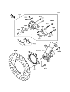 EX300 Передний тормоз