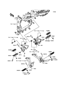 BR250 Подножки