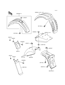 KL650 Fenders(1 / 3)