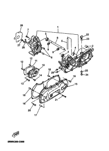 CS50Z Картер двигателя