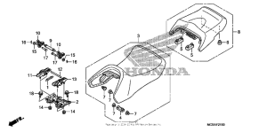 ST1300 Сиденье